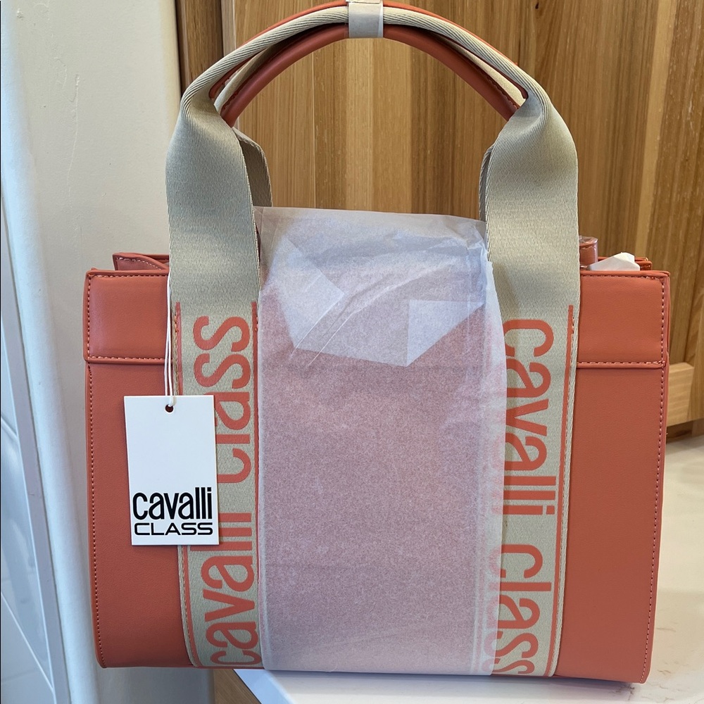 Cavalli Class Serafina Large Top Coral Haze Tote
